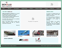 Tablet Screenshot of beneluxglobal.com